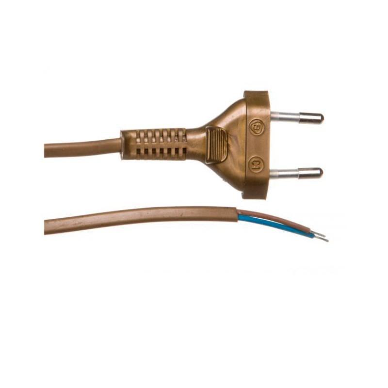 Przewód przyłączeniowy bez łącznika SP 2x0,5 1,9m złoty Przewód przyłączeniowy bez łącznika SP 2x0,5 1,9m złoty