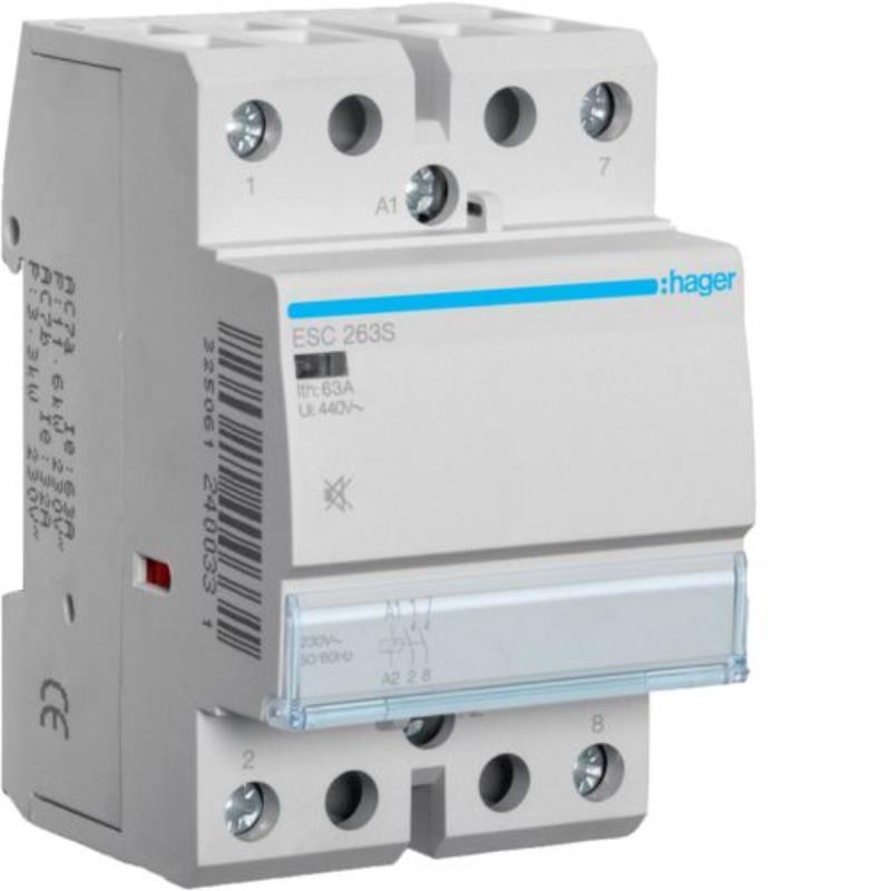 Stycznik cichy ESC263S 63A 230V 2NO