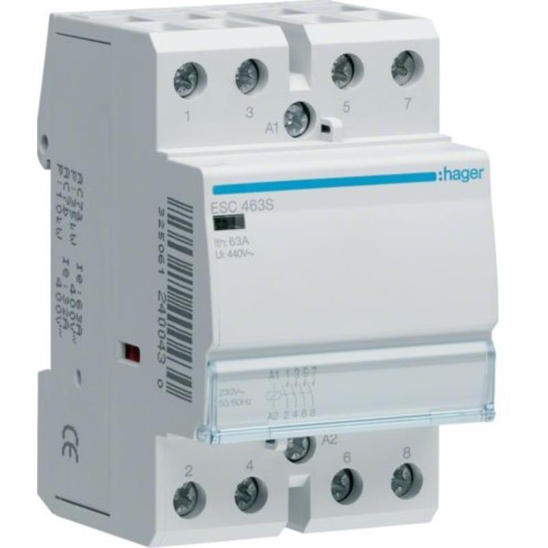 Stycznik cichy ESC463S 63A 230V 4NO