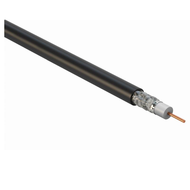 Przewód antenowy XZWDXPEKW 75 1,0/4,8 (UHD-4K) czarny żelowany UV