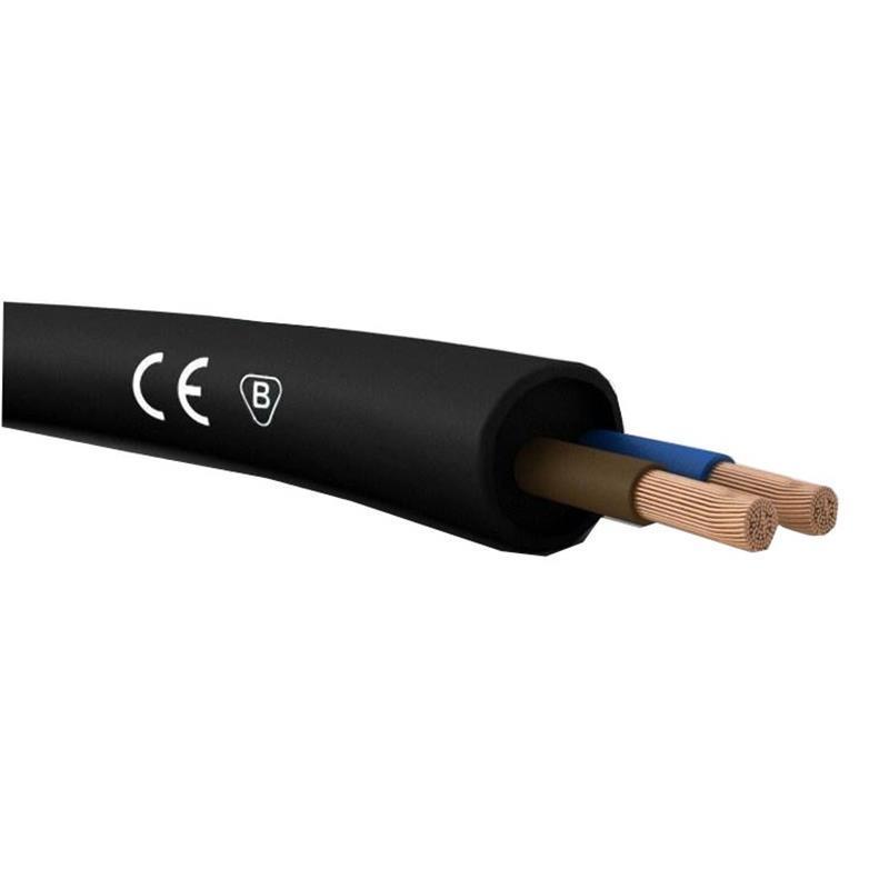 Przewód gumowy OW 2x2,5 300-500V H05RR-F