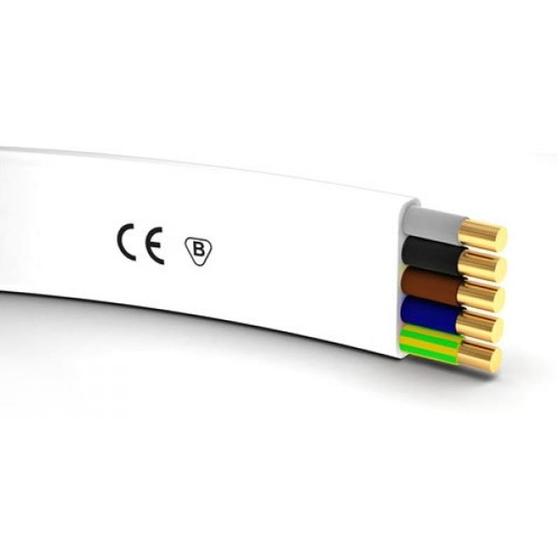 Przewód instalacyjny YDYp 5x2,5 450-750V płaski