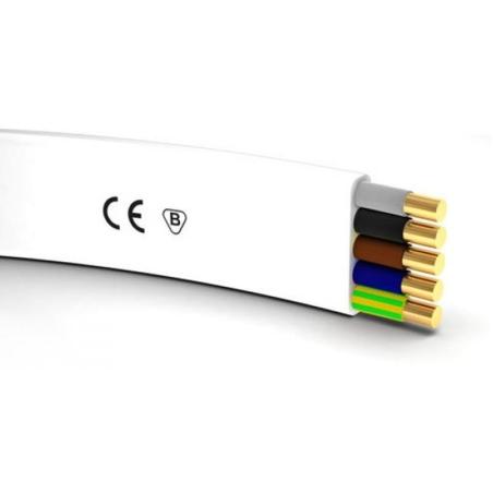 Przewód instalacyjny YDYp 5x2,5 450-750V płaski