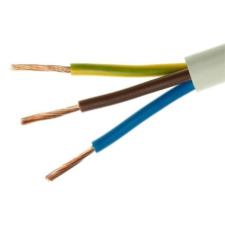 Przewód elastyczny linkowy OMY 3x0,5 300-500V złoty H03VV-F Elektrokabel