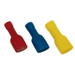 W pełni izolowana nasuwka konektorowa miedź 4,8x0,8mm, 2,5mm (100 szt) Tracon Electric