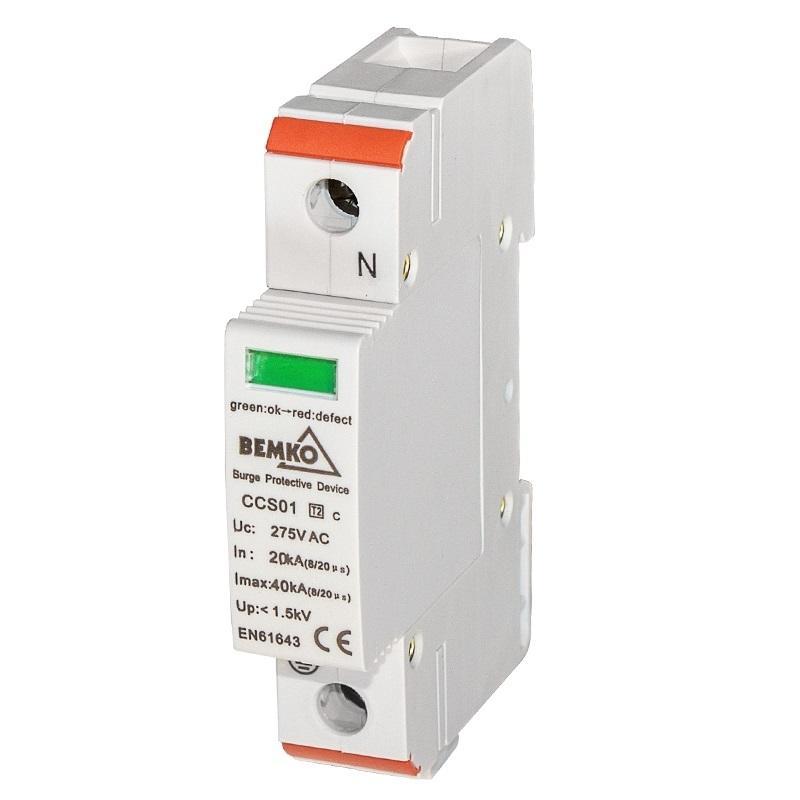 Ogranicznik przepięć CCS01-1P-C [C]