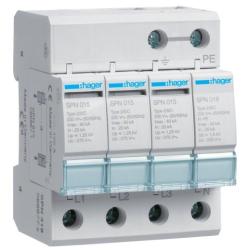 Ogranicznik przepięć T2, 4P, sieć TN-S/TT, Imax 40kA, Up≤1,25kV - SPN418