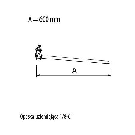 Opaska uziemiająca 600 - R.8183