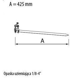 Opaska uziemiająca 425 - R.8182