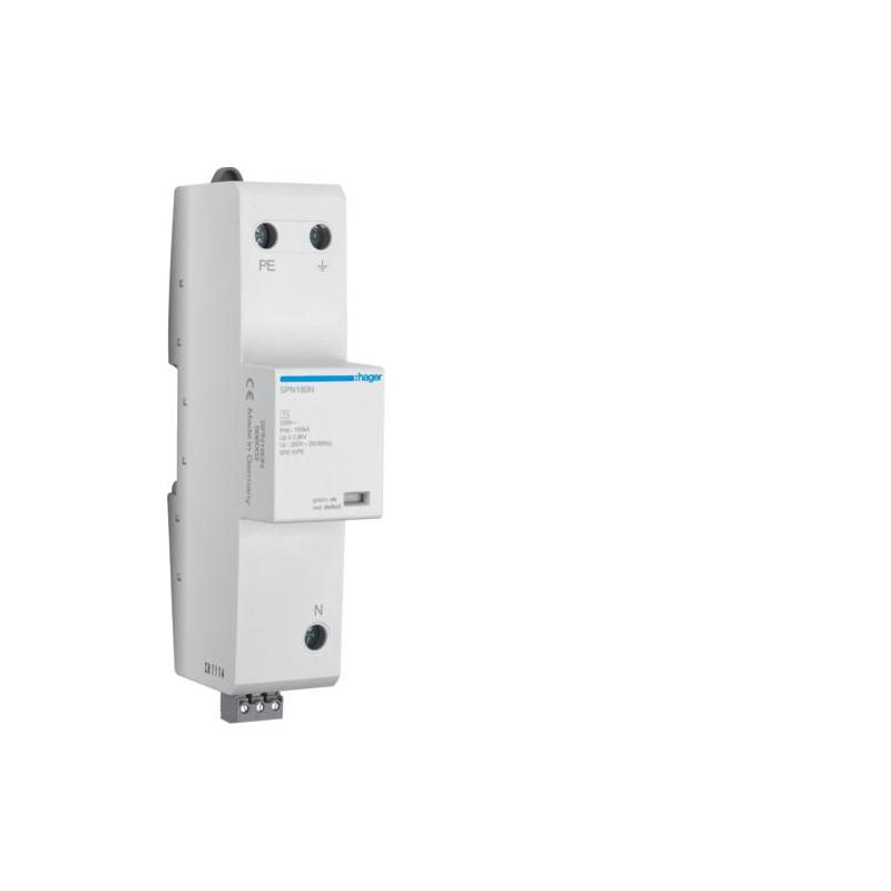Ogranicznik przepięć T1+T2 1P 25kA ze stykiem sygnalizacyjnym - SPN180R