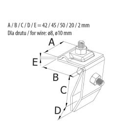 Uchwyt na felc kątowy - R.8174