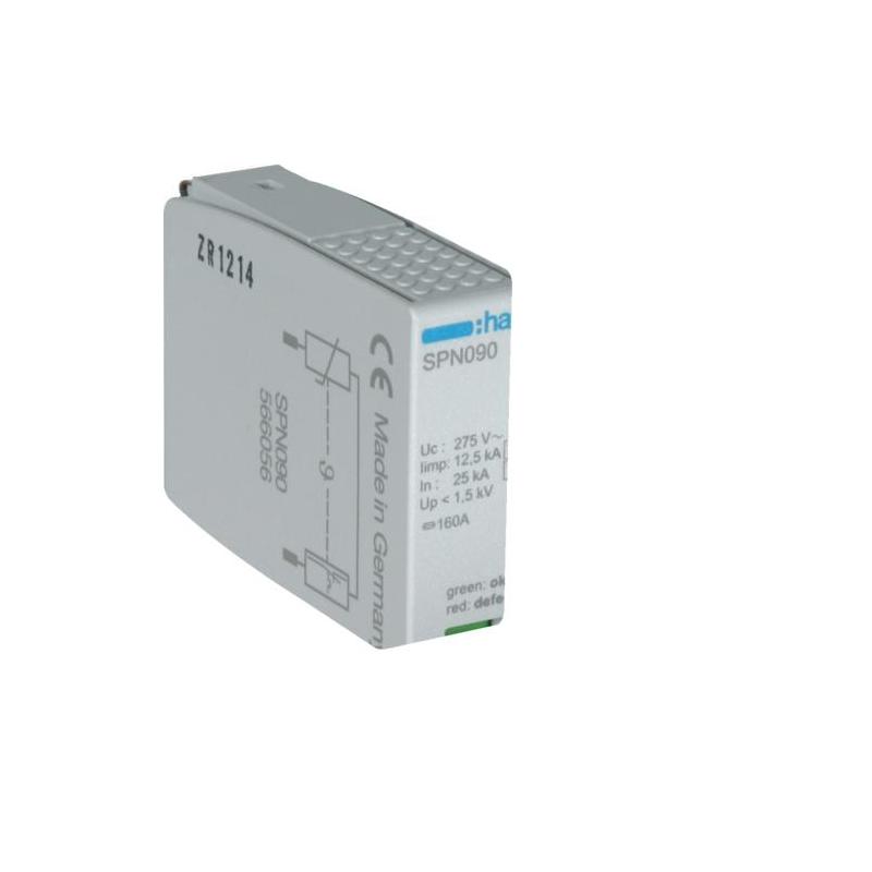 Moduł wymienny T1+T2 MOV, 1P, Iimp 12,5kA, In 12,5kA ,Up≤1,5kV - SPN090 Moduł wymienny T1+T2 MOV, 1P, Iimp 12,5kA, In 12,5kA ,Up≤1,5kV - SPN090