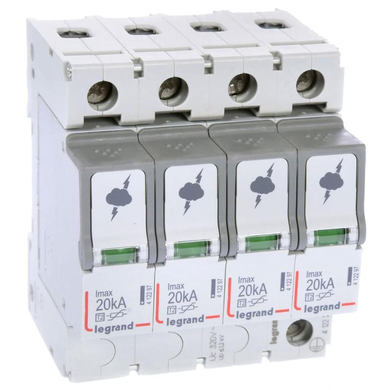Ogranicznik przepięć C 4P 20kA 1,2kV ON 300 Legrand - 412223