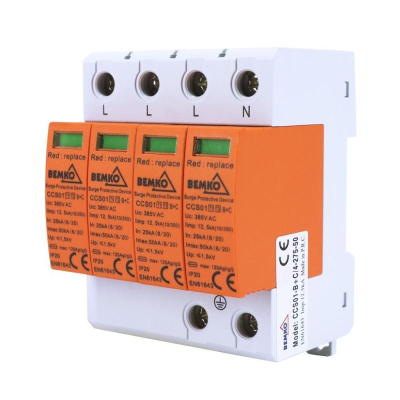 Ogranicznik przepięć CCS02-4P-B+C [B+C] 12,5kA