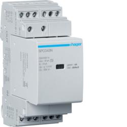 Ogranicznik przepięć T3 SPD, 4P, TN-S, In 3kA, Up≤1,4kV styk - SPC403N