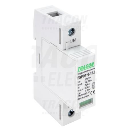 Ogranicznik przepięć T1+T2 AC wymienne wkładki ESPD1+2-12.5-1P