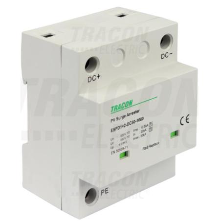 Ogranicznik przepięć T1+T2 DC jednolita obudowa ESPD1+2-DC50-1000