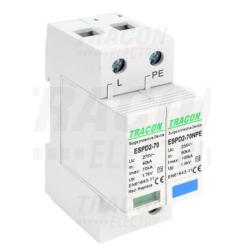 Ogranicznik przepięć T2 AC wymienne wkładki ESPD2-70-1+1P