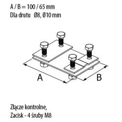 Złącze kontrolne - R.8006 Pawbol