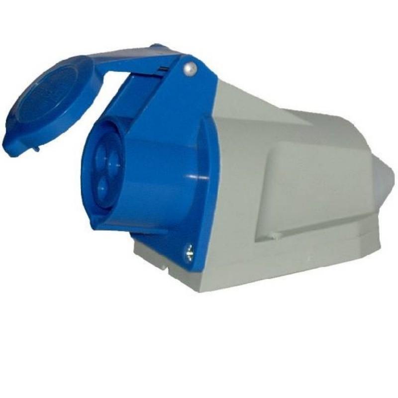 Gniazdo siłowe stałe 16A 250V 3p - Tarel