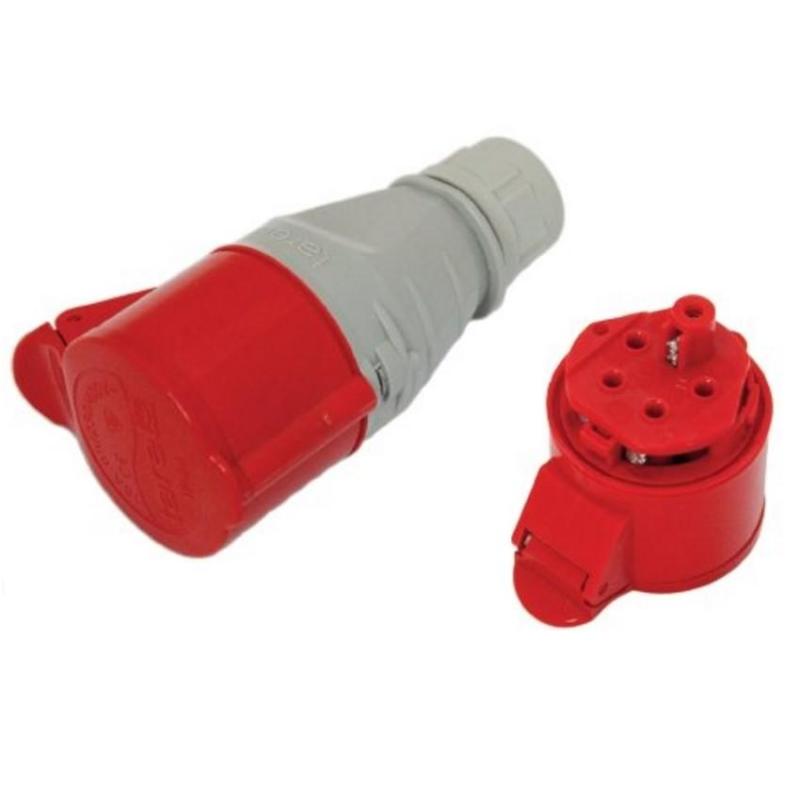 Gniazdo siłowe przenośne 16A 400V 5p - Tarel