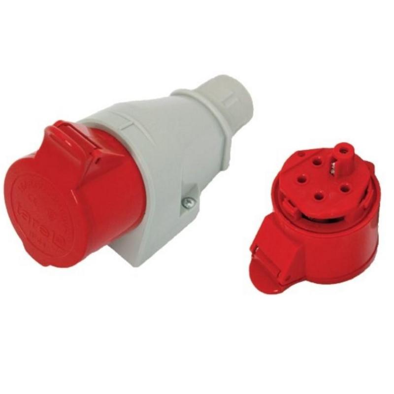Gniazdo siłowe stałe 16A 400V 5p - Tarel