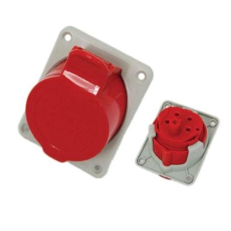 Gniazdo tablicowe skośne 16A 400V 5p - Tarel