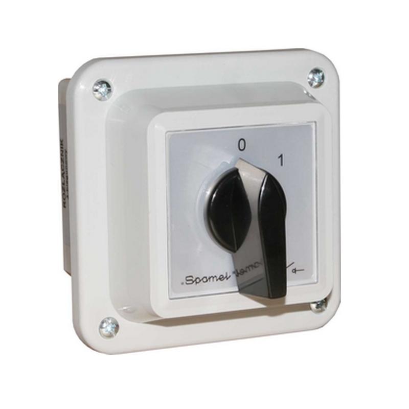 Łącznik krzywkowy w obudowie 16A (0-1)