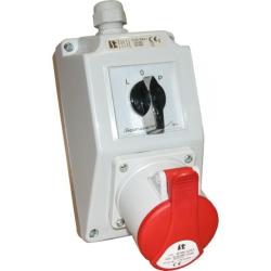 Łącznik z gniazdem L-0-P 32A/4 ZI02R361 Spamel