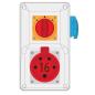 Rozdzielnica R-BOX KOMPAKT 16A/5P 1x230V wył. L/P - B.165/1/LP
