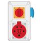 Rozdzielnica R-BOX KOMPAKT 32A/5P 1x230V wył. L/P - B.325/1/LP