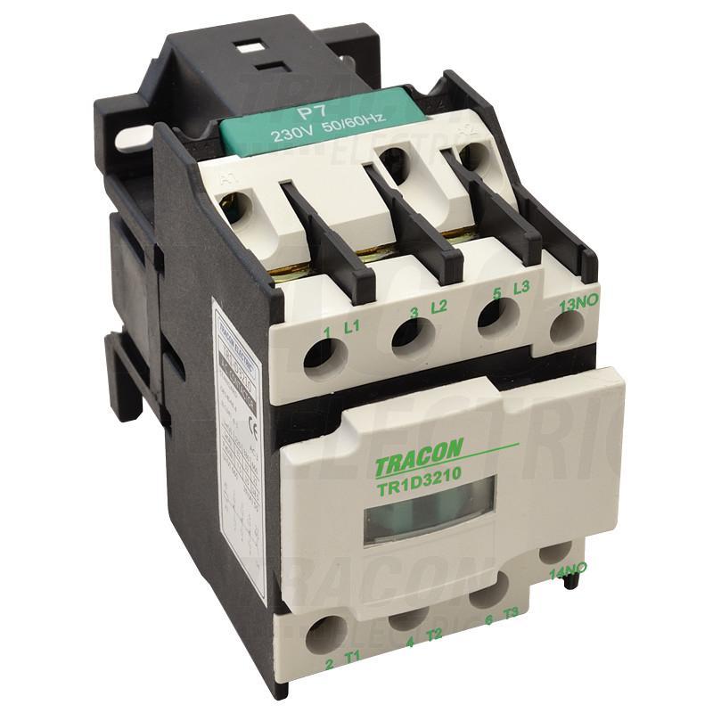 Stycznik 25A 24V AC 3NO+1NC - TR1D2501B7 Stycznik 25A 24V AC 3NO+1NC - TR1D2501B7