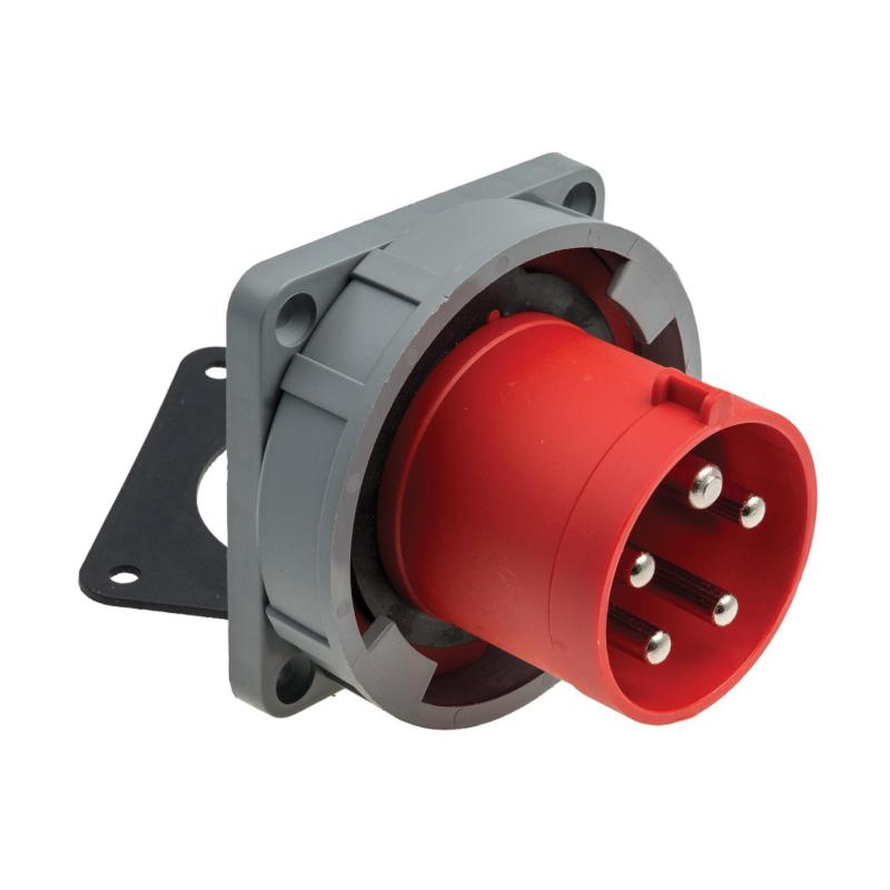 Wtyczka siłowa tablicowa prosta 63A/5p IP67