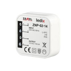 Zasilacz LED dopuszkowy 2W 14V DC - ZNP-02-14 Zamel