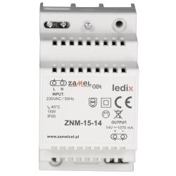 Zasilacz LED modułowy 15W 14V DC - ZNM-15-14 Zamel