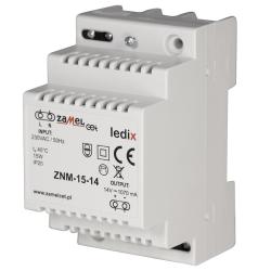 Zasilacz LED modułowy 15W 14V DC - ZNM-15-14 Zamel