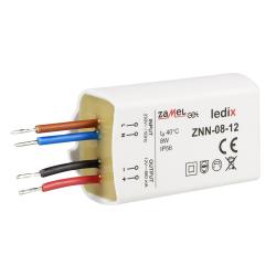 Zasilacz LED natynkowy 8W 12V DC - ZNN-08-12 Zamel