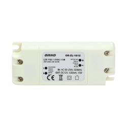 Zasilacz LED 15W 12V DC IP20 - OR-ZL-1612 Orno