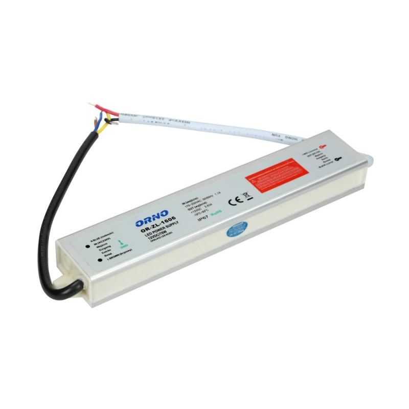Zasilacz LED płaski 70W 12V DC IP67 - OR-ZL-1606