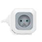 Przedłużacz 4 krotny 2P+Z, ładowarka 2xUSB OR-AE-13144 szaro-biały