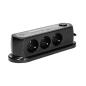 Listwa zasilająca nabiurkowa 3x2P+Z ładowarka 2xUSB OR-AE-13190/B czarna