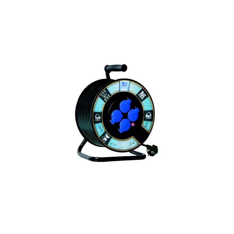 Przedłużacz na bębnie 4xGZ16A 3x1,5 30m guma