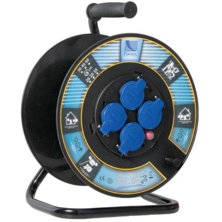 Rozgałęźnik na bębnie 4x230V + termik - 1116-300 RT Pawbol