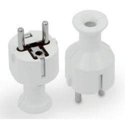 Wtyczka prosta WT40 schuko 230V Plastrol