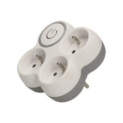 Rozgałęźnik 3x2P+Z z wyłącznikiem OR-AE-1378 Orno