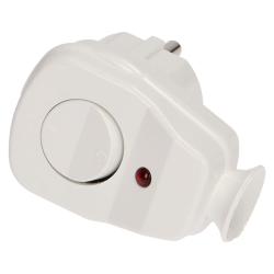 Wtyczka boczna z wyłącznikiem AWA-ŁK i diodą 230V Karpicko