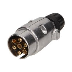 Wtyczka przyczepy aluminiowa 7 pinów 12/24V OR-AE-1385 Orno