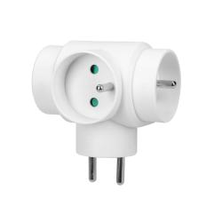 Rozgałęźnik 3x2P+Z biały OR-AE-13184 Orno