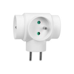 Rozgałęźnik 3x2P+Z biały OR-AE-13184 Orno