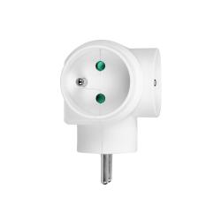 Rozgałęźnik 3x2P+Z biały OR-AE-13184 Orno